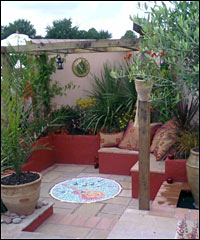 Siesta garden at RHS Flower Show
