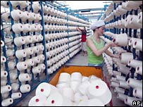 Empresa chinesa de tecidos