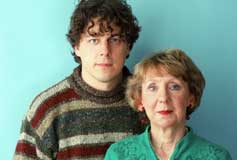 Image: Alan Davies and Marcia Warren in Aunty and Me