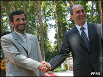 محمود احمدی نژاد و روبرت کوچاریان، عکس از فارس 