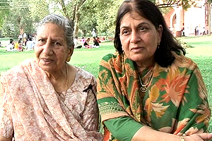 Manjula visits the Red Fort in Delhi with her mother, who was there on the night independence was declared in 1947.