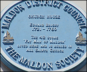 Edward Bright's blue Plaque