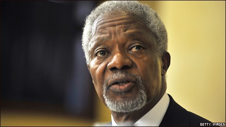 Former UN Secretary General, Kofi Annan