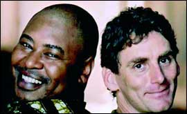 Sello Sebotsane and Ben Voss