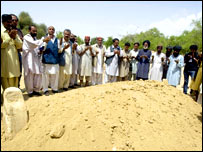 नवाब बुगटी का शव