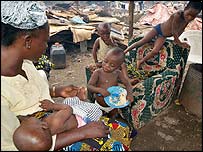 Afrika'da yoksul bir aile