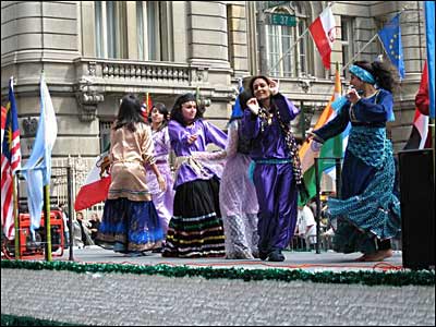 جشن نوروزی ایرانیان در خیابان های نیویورک