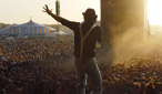 Maximo Park during the sunset