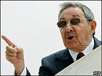 O presidente de Cuba, Raúl Castro