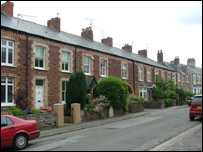 英国典型的“排屋”