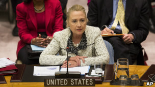 美国国务卿希拉里‧克林顿