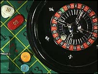 Bir rulet masası