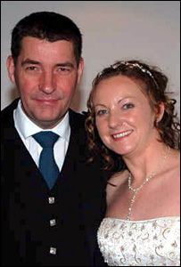 Teresa Brown e seu marido Mark Allerton