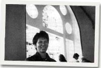 Chris Bird-Jones gyda'i champwaith