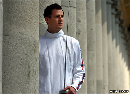 British modern pentathlete Nick Woodbridge