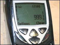 calling 999 on a mobile