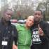 Treble T, Zena and Bashy at the finish line