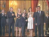 Lễ nhậm chức của ông Sarkozy tại điện Elysee