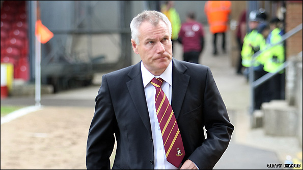 Bradford City boss Peter Taylor
