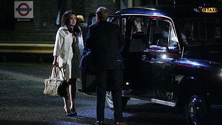 EastEnders live episode: Stacey Branning (Lacey Turner) and Bradley Branning (Charlie Clements) trying to flee Walford