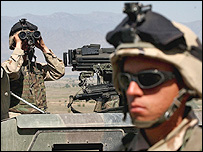 Güney Afganistan'da koalisyon askerleri