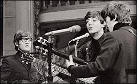 The Beatles in action