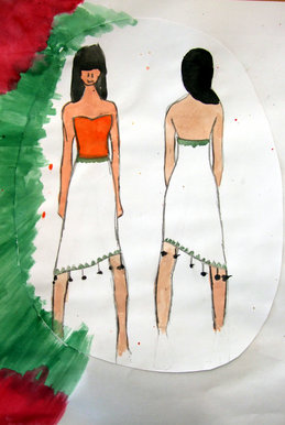 my mexican inspired dress