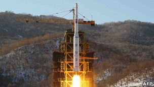 朝鮮發射火箭