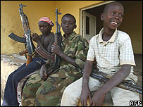Kongo'daki çocuk askerler