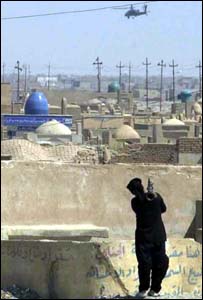 नजफ़ में अमरीकी सेनाएँ