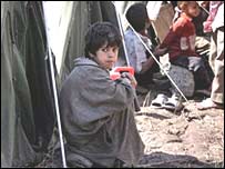 اردوگاه زلزله زدگان