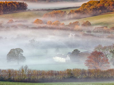 Misty morning in the Chepstow area by Allen Lloyd in Caldicot. 