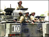 बसरा में ब्रितानी सैनिक