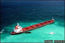 Shen Neng 1 aground on Douglas Shoals off coast of Queensland