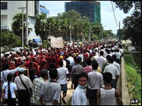 تظاهرات رانگون