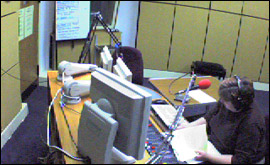 Alison Booker in the Oxford studio