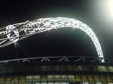 Wembley Arch after live earth