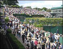 جمعیت در ویمبلدون