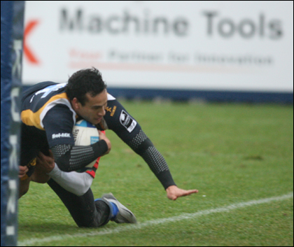 Rico Gear scores for Worcester Warriors