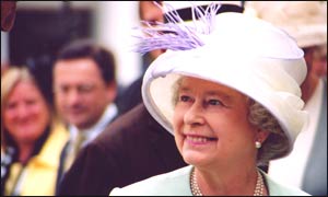 The Queen in Bury St. Edmunds.