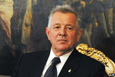 Hungarian president Pal Schmitt 