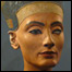 Busto de Nefertiti no museu em Berlim