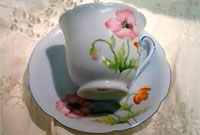 Teacup and saucer: Angela Sinclair Jones