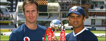  माइकल वॉन और राहुल द्रविड़