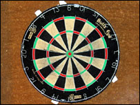 The dreaded dart board