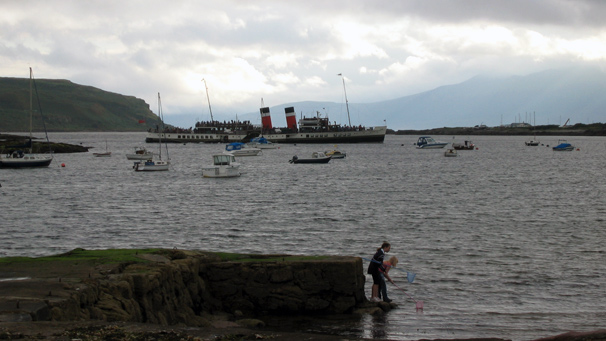 paddlesteamer Waverley in Millport
