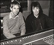 John Breakell and Bill Wyman at Spirit Studios
