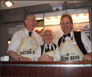 Family Affair! In the buffet car.