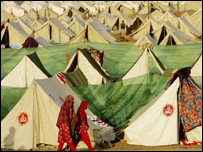 اسلام آباد میں امدادی کیمپ