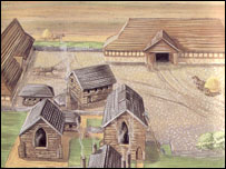 How a Templar farmstead may have looked in 1200